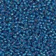 Miyuki seed beads 11/0 - Silver lined capri blue ab 11-1025